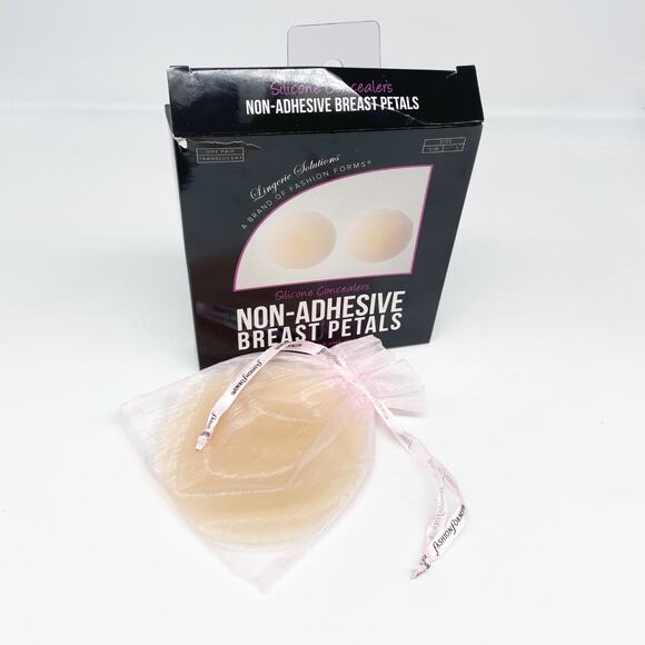 Fashion Forms Silicone Concealers Non-Adhesive Breast Petals Size L/XL - Picture 4 of 4